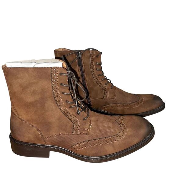 Unlisted Kenneth Cole Buzzer Mens 8.5 Boots Formal Classic Business Casual Work - Picture 5 of 9